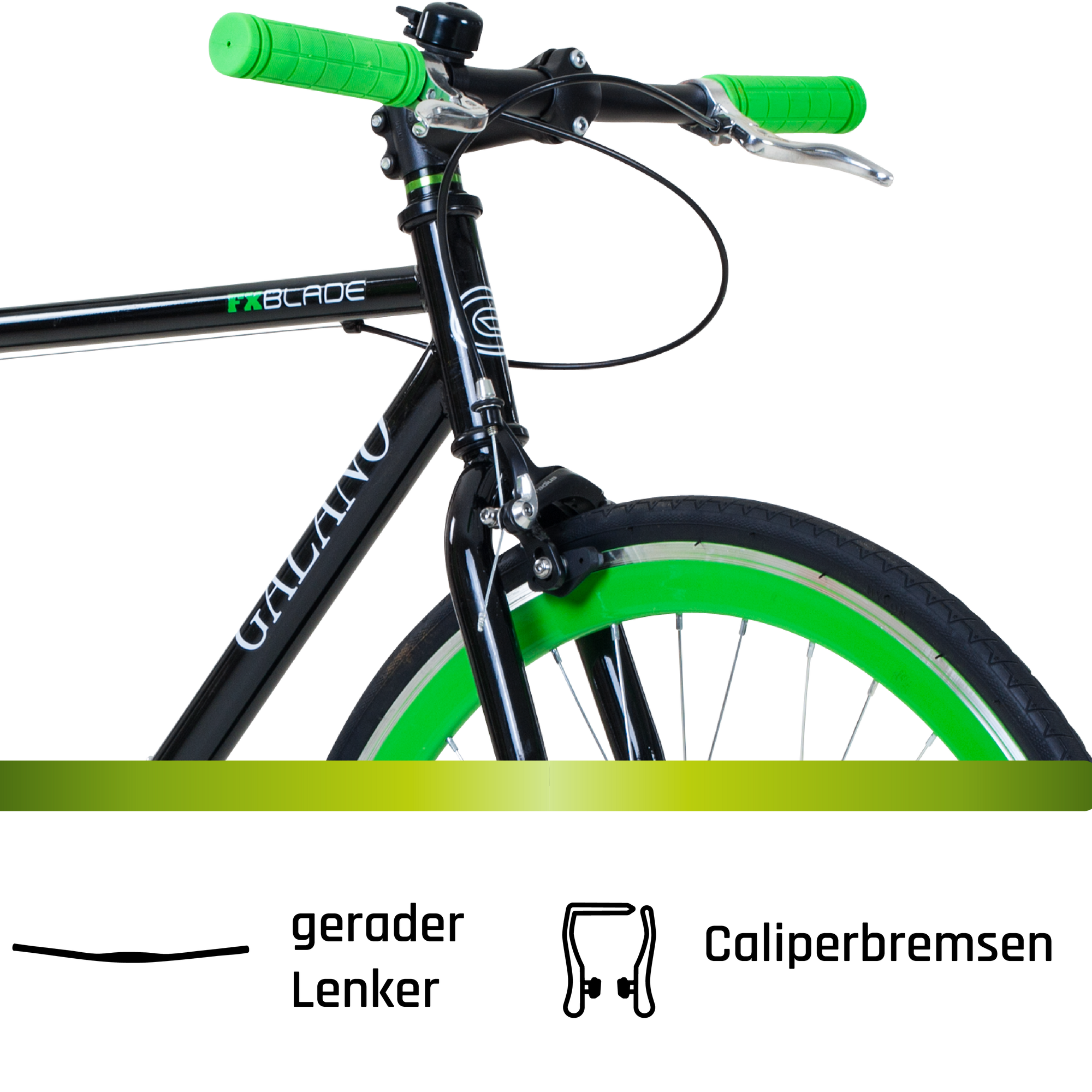 Galano Blade Fixie Fahrrad 28 Zoll Singlespeed 165 - 195 cm retro Urban Bike  mit Flip Flop Nabe fr Fixed Gear und Freilauf | pentagonsports.de