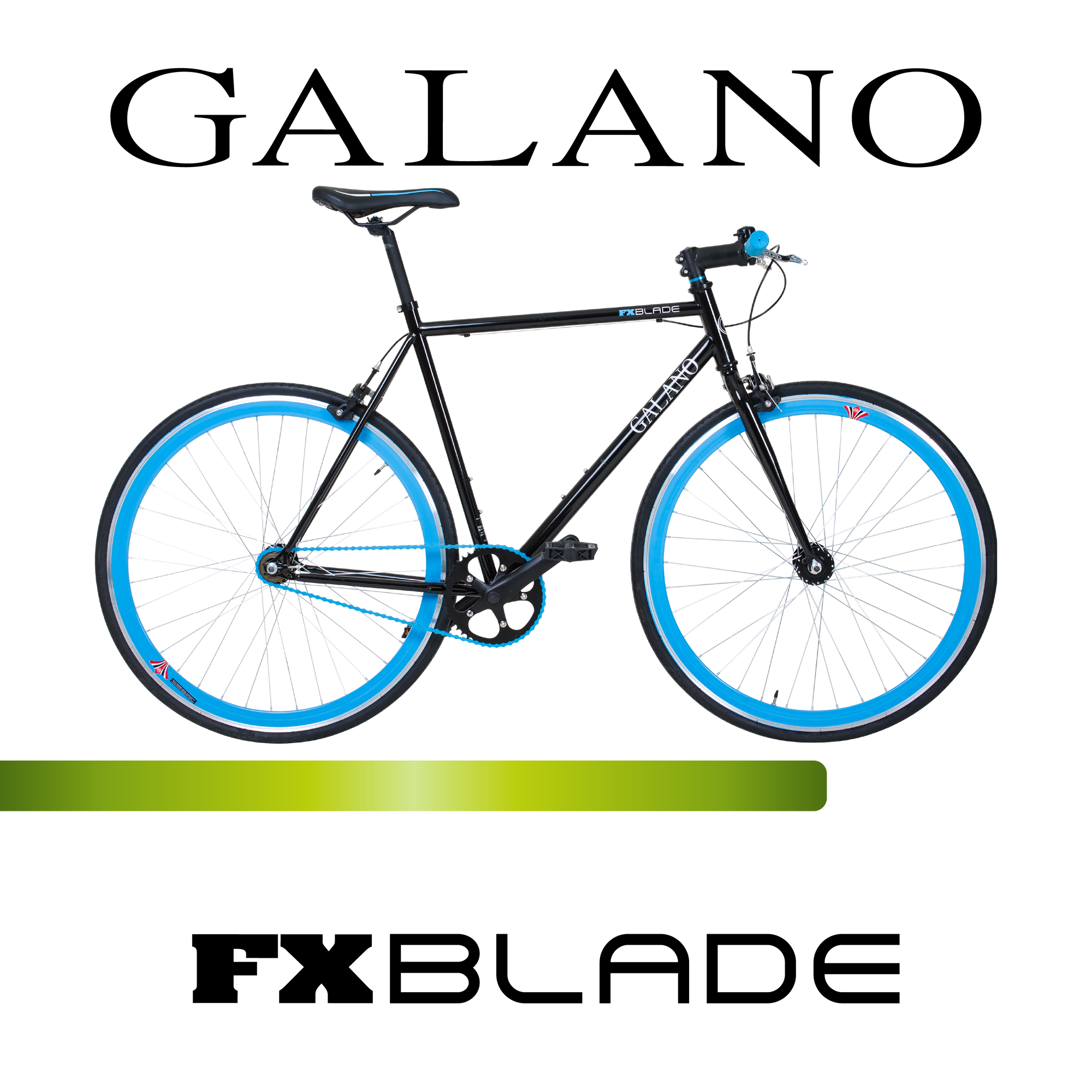 Galano Blade Fixie Fahrrad 28 Zoll Singlespeed 165 - 195 cm retro Urban  Bike mit Flip Flop Nabe fr Fixed Gear und Freilauf | pentagonsports.de