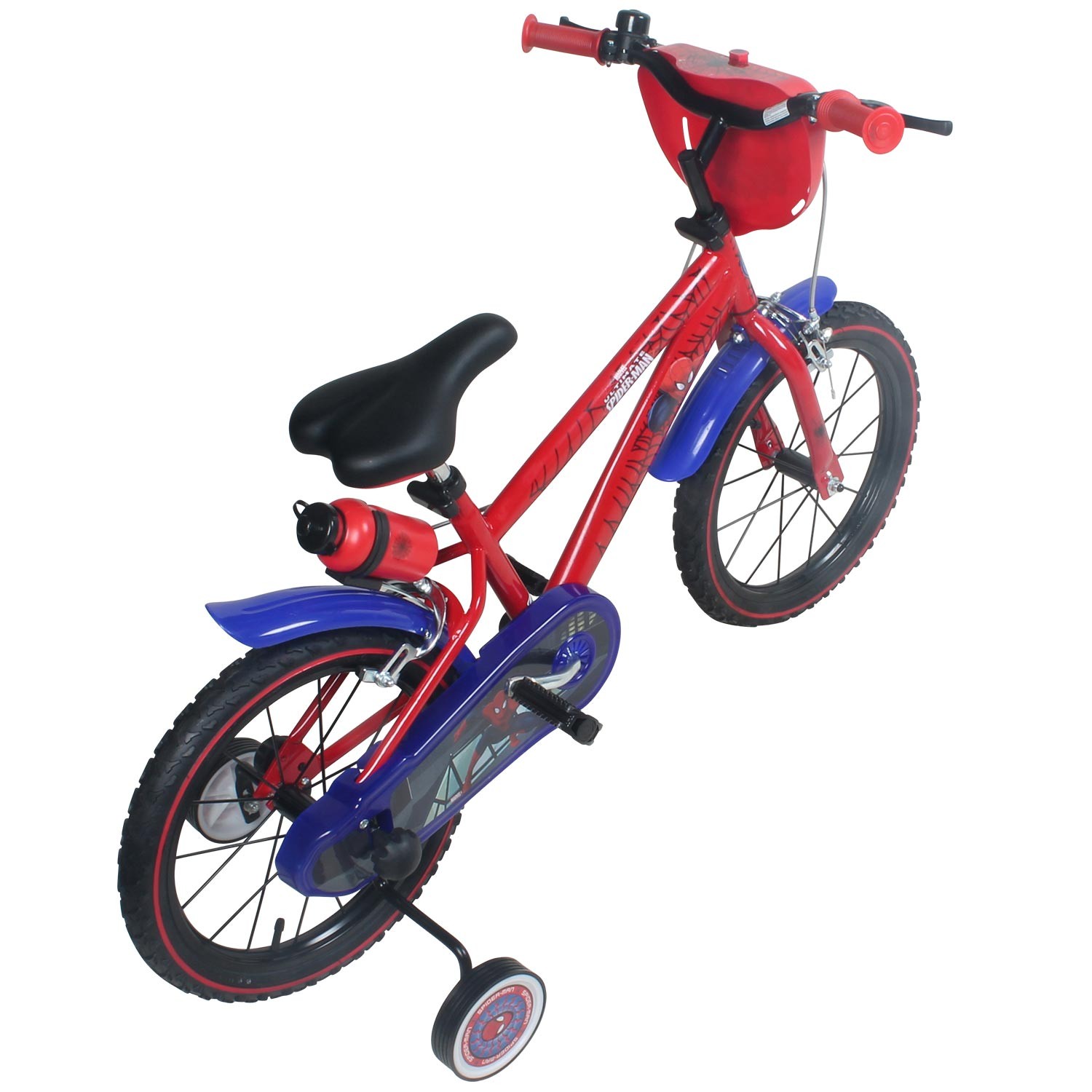 Kinderfahrrad 16 Zoll Marvel Spiderman Fahrrad für Kinder