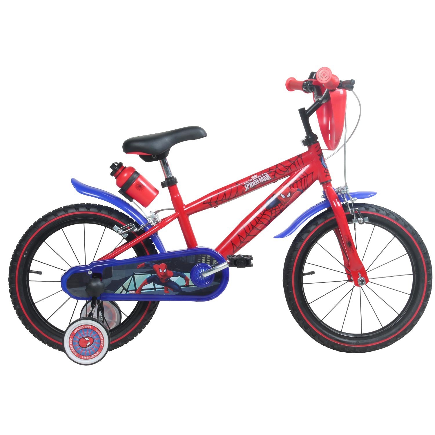 Kinderfahrrad 16 Zoll Marvel Spiderman Fahrrad für Kinder