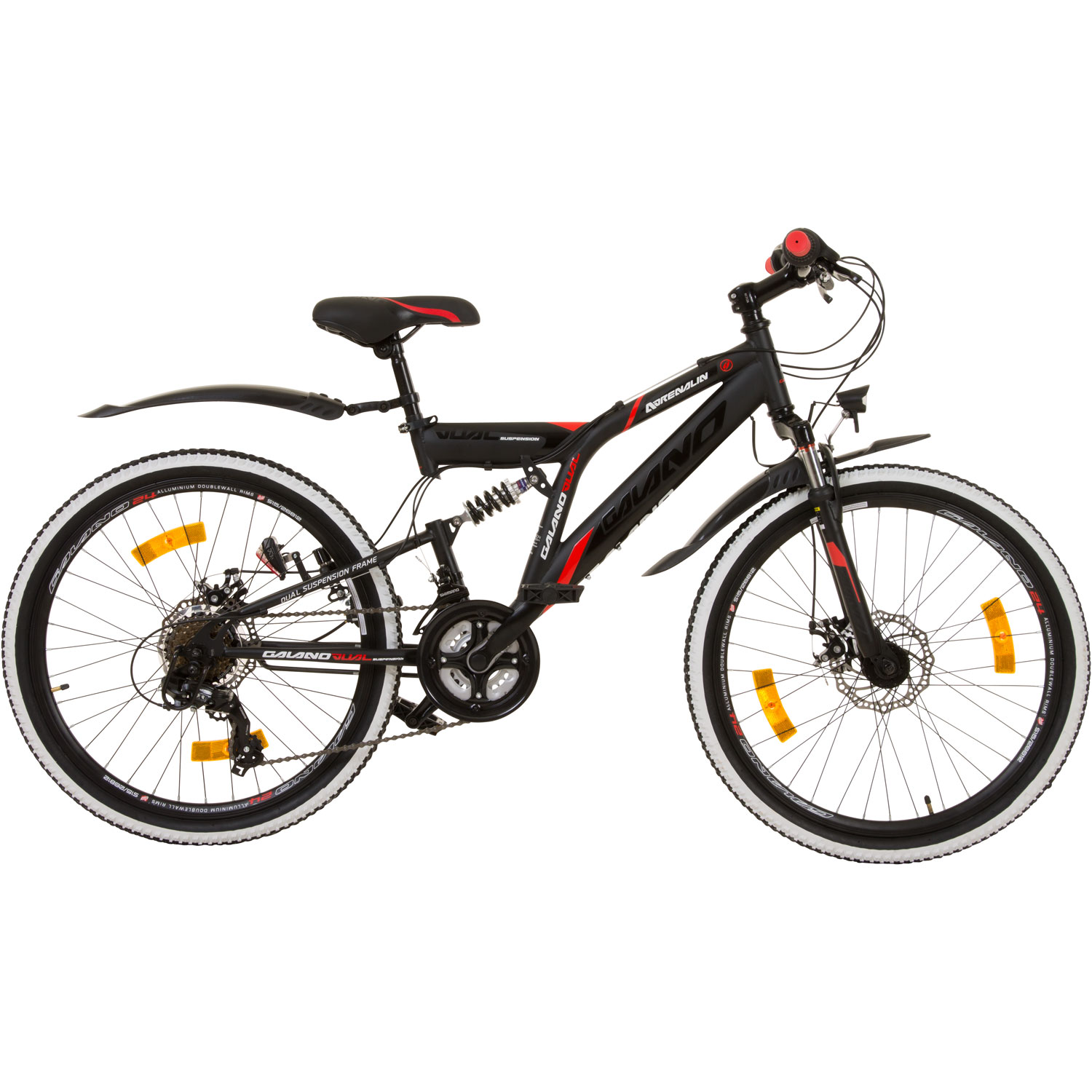 Mountainbike Fully 24 Zoll MTB Full Suspension Galano Adrenalin DS Jugendfahrrad eBay