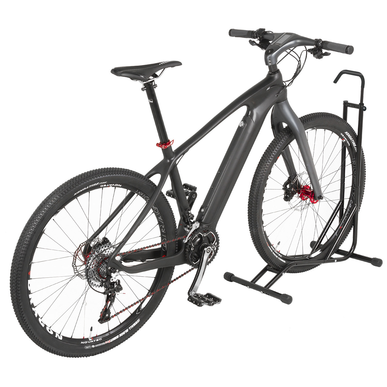 QUARKZMAN Fahrradstnder Fr 20 Zoll Rder - Stabiler Einseitiger  Hinterradstnder Schwarz - Perfekt Fr MTB & Kinderrder