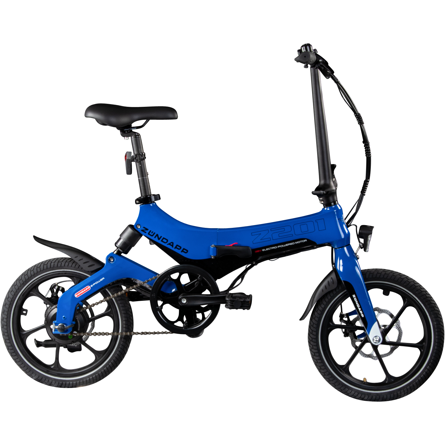 E Klapprad 16 Zoll Pedelec E-Bike Zündapp Z201 Elektrofaltrad Fahrrad