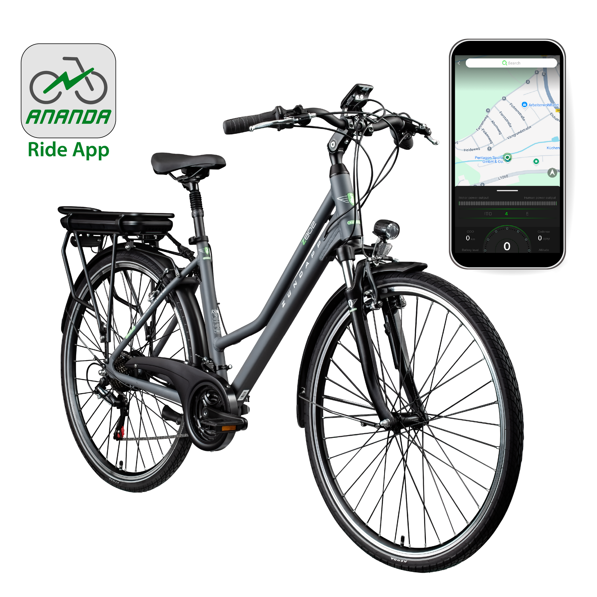 fahrradständer montage e-bike URSUS Fahrradständer – SUSHI BIKES main image 1