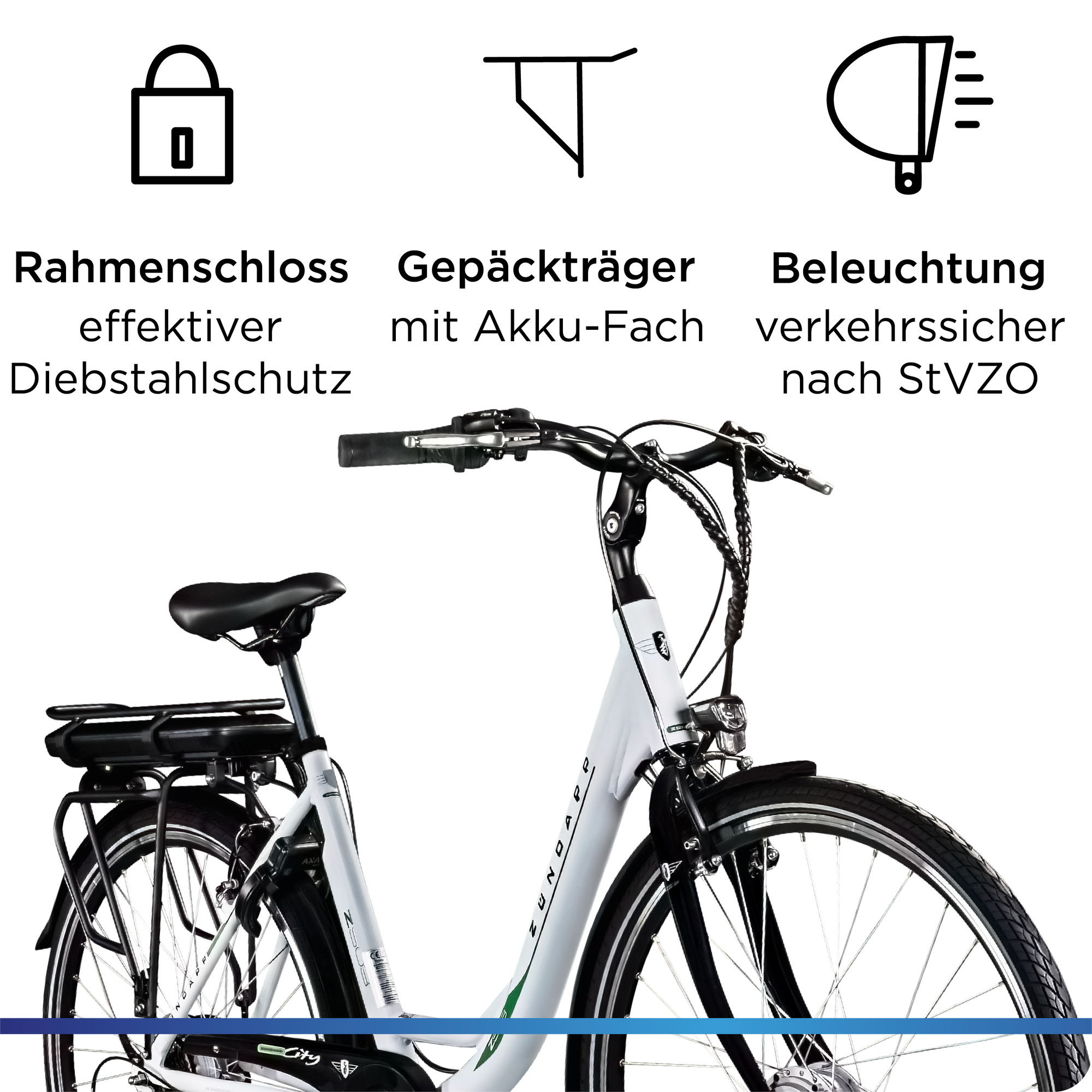 Fahrrad 28 Zoll Damen Chrisson City One 28 Zoll Trekking Damenfahrrad   7-Gang Shimano, Beleuchtung, Gepcktrger