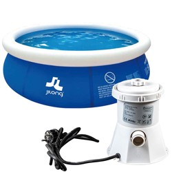 Paket Jilong Marin Blue Pool 3m Schwimmbecken Garten Terrasse Swimming Pool Kinder Und Familien Pentagonsports De