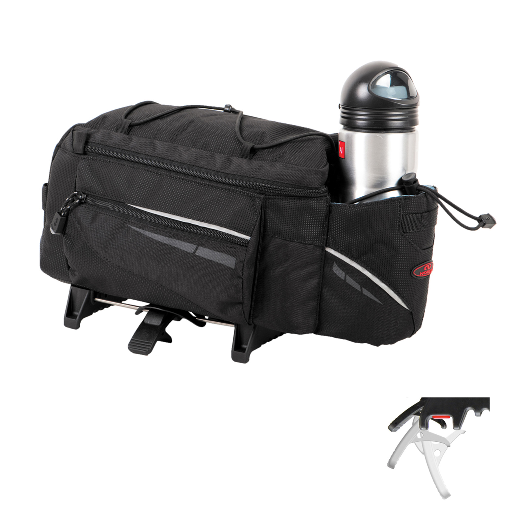 Norco Ohio Gepcktrgertasche TopKlip KLICKfix Fahrrad Tasche hinten fr E  Bike Regenschutz abnehmbar 7,5 Liter Volumen | pentagonsports.de