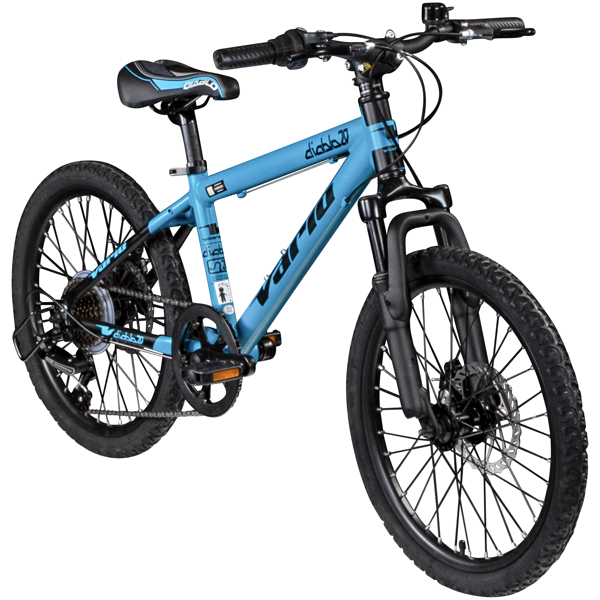 Vario XC DIABLO 20 DISK Kinderfahrrad MTB 20 Zoll ab 6 Jahre Fahrrad  Mdchen oder Jungen Kindermountainbike | pentagonsports.de