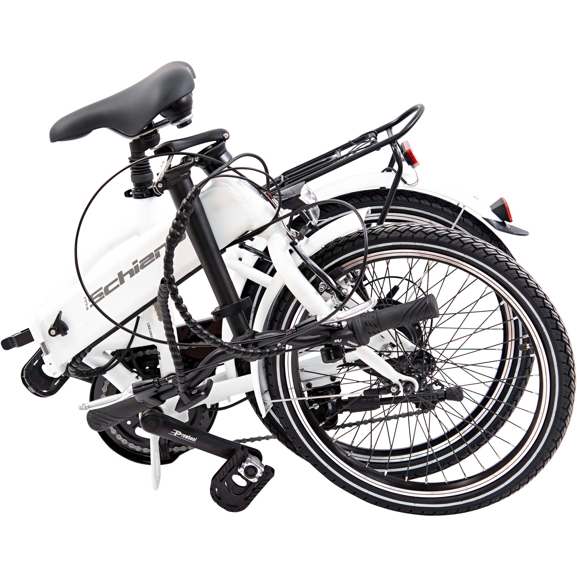 Schiano E-Sky E Bike Klapprad 20 Zoll Pedelec 280Wh Elektrofahrrad 7 Gänge E Fahrrad Klappfahrrad Faltrad