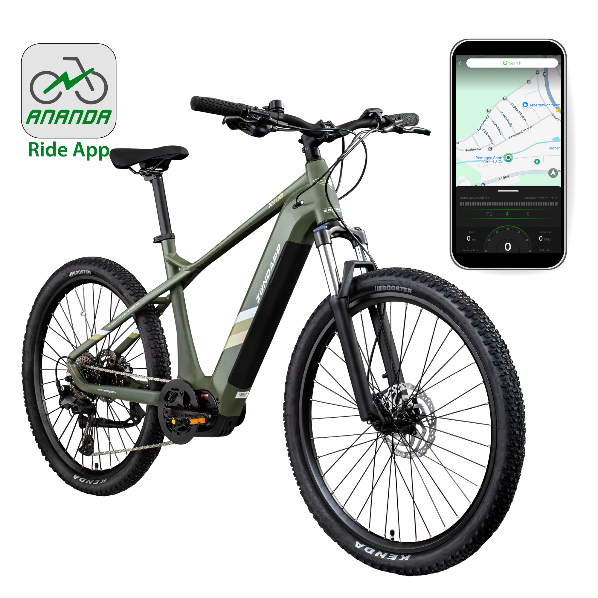 Zndapp X900 E Bike Mountainbike 27,5 Zoll Pedelec Damen Herren 165-180 cm  Elektrofahrrad 10 Gang EMTB Hardtail mit Mittelmotor | pentagonsports.de