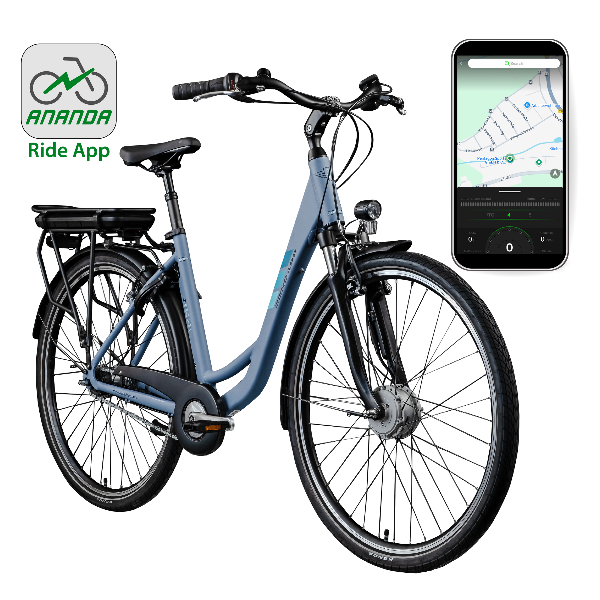 Zndapp Z502 E Bike Damen 28 Zoll Pedelec 155-180 cm Elektrofahrrad 7 Gang  Damenfahrrad 536 Wh E Fahrrad | pentagonsports.de