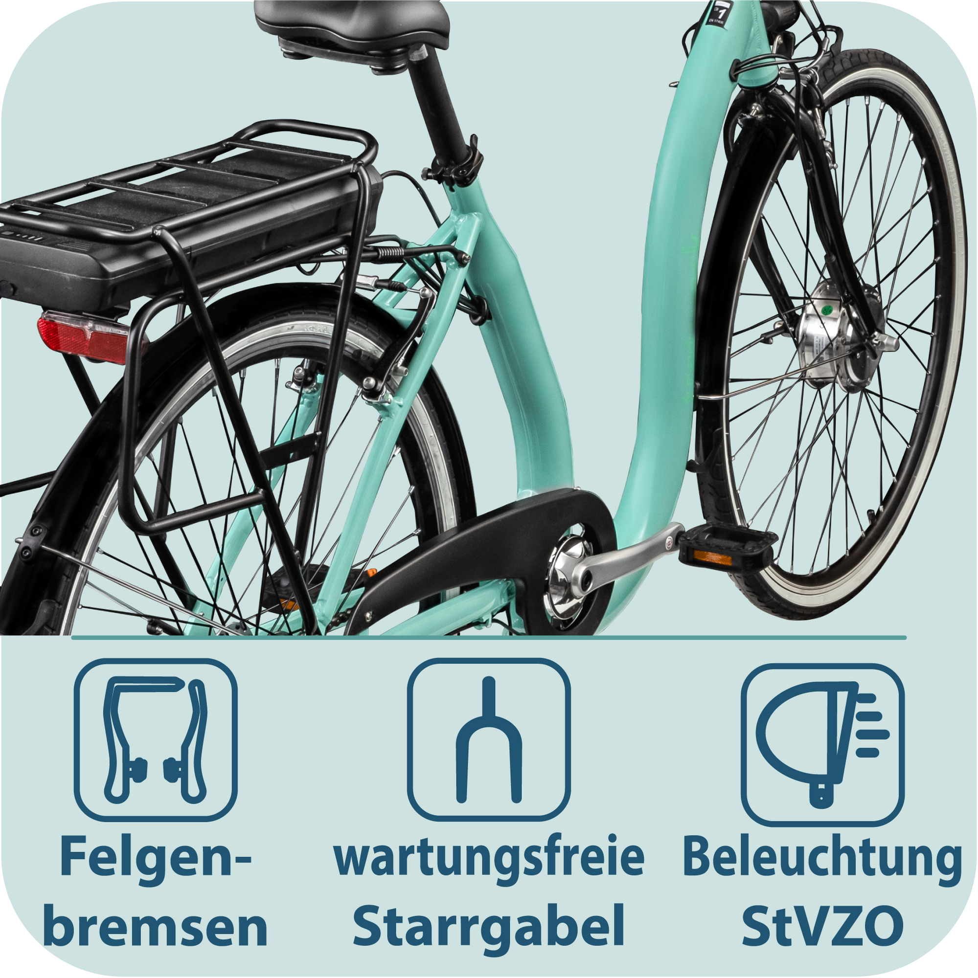 fahrrad 16 zoll günstig kaufen PROMETHEUS BICYCLES Kinderfahrrad ab 5 Jahren Color:Thyme Green Gloss E-Trekking/Stadt Hybrid 140 Hpc Race